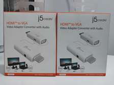 J5 HDMI To Vga Video Adapter with Audio converter adapter