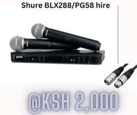 Shure BLX288 mic for hire