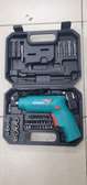 Cordless drill with screwdriver set