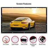 100inch Foldable Non Shrink Projector Screen
