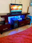 Brown tv stand