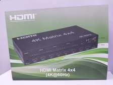 Ultra HD 4K@60hz True Matrix 4x4 HDMI Switch