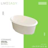 Premium white ceramic bowls