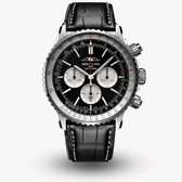 Breitling Mens Navitimer B01 Black Chronograph 46 Watch