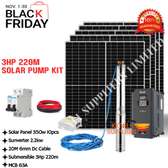 3hp 220m solar pump kit