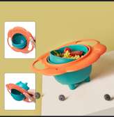 360 degrees free rotational baby bowl