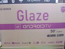 Glaze 50" smart android 4k uhd frameless TV