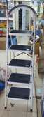 Folding climbing ladder safety steel ladder 5 steps