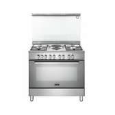 RAMTONS 4 GAS+2 90X60 ELECTRIC STAINLESS STEEL COOKER-