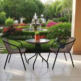 2 Seater Stackable Wicker Outdoor-Dining Set
