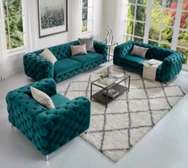 Modern Green 6-Seater chesterfield sofa