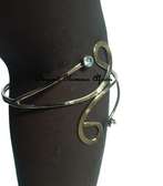 Ladies Golden armlet with loops