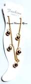 Womens Bohemian Gold Tone Anklet