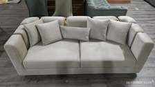 Modern off white three seater sofa set