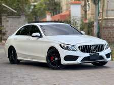 Mercedes C-Class White Sedan Black Alloy Wheels