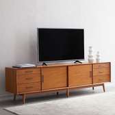mahogany tv console