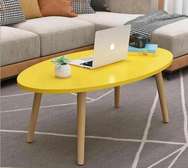 Nordic Oval Coffee table-Yellow