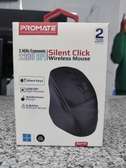 Promate Samit 2.4GHz Ergonomic 2200DPI Silent Wireless Mouse