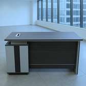 Office Desk: Modern 140cm Executive Advanced Brown Office