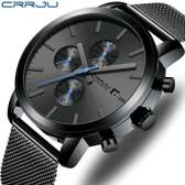 CRRJU Fashion Mens Watches Top Brand Luxury Quartz Watch