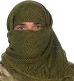 Tactical camouflage mesh scarf