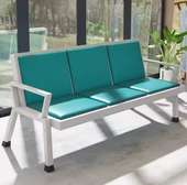 Office Bench; Three Seaters Leather Office Bench