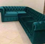 Classic 6-Seater Green Chesterfield Sofa