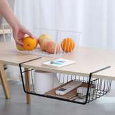 Under the cabinet partition hanging basket