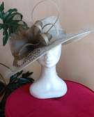 Fern Green Wide Brim Wedding Hat