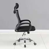 Office Chair: Adjustable Orthopedic Headrest Chair