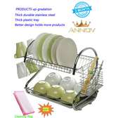 Dish Rack Stainless Steel +Cleaning Rag