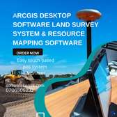 ArcGIS softwares and land survey systems