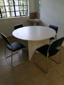 Conference table without chairs