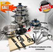 30pcs Marwa Germany stainless Steel cookware