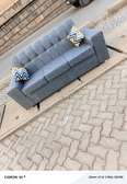Grey three seater sofa set for sale