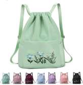 Waterproof simple foldable Flower back pack bag