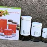 Glass canisters
3pc set