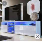 Available Classic white TV Stand with LED Lighting