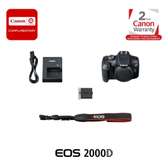 Canon EOS 2000D DSLR Camera with a 18-55mm III Lens
