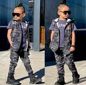 3 PIECE BOY'S CLOTHING SET  3-12 YEARS