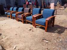 Mahogany Wood Sofa Chairs