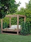 Outdoor canopy daybeds(teak,Meru oak,camphor)