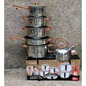 12pcs yimeitai cookware set with kettle