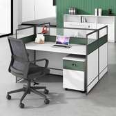 Office Desk; Mdf Two Users Workstation