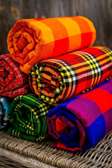 African masai shuka.
