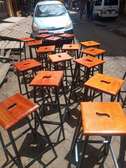 Wooden lab stool