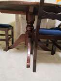 dining table set,mahogany wood