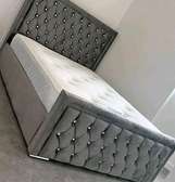 Bed; Premium Chesterfield Tufted Bed Frame