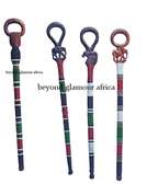 Beaded walking stick