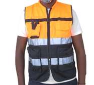 multi colored vest